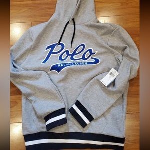 POLO RALPH LAUREN DOUBLE KNIT SET hoodie and jogger.